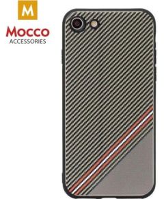 Mocco Trendy Grid And Stripes Silikona Apvalks Priekš Apple iPhone X / XS Brūns (Pattern 1)