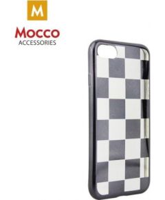 Mocco ElectroPlate Chess Aizmugurējais Silikona Apvalks Priekš Samsung J330 Galaxy J3 (2017) Melns