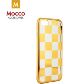Mocco ElectroPlate Chess Aizmugurējais Silikona Apvalks Priekš Samsung J330 Galaxy J3 (2017)  Zeltains