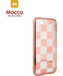 Mocco ElectroPlate Chess Aizmugurējais Silikona Apvalks Priekš Samsung J330 Galaxy J3 (2017) Rozā