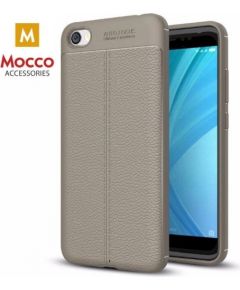 Mocco Litchi Pattern Back Case Aizmugurējais Silikona Apvalks Priekš Samsung J730 Galaxy J7 (2017) Pelēks