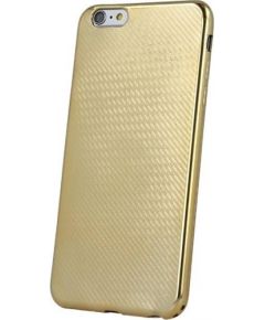 Mocco Carbon Premium Series Back Case Silikona Apvalks Priekš Samsung A320 Galaxy A3 (2017) Zeltains