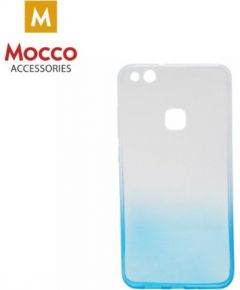 Mocco Gradient Back Case Silikona Apvalks Ar Krāsu Gradientu Priekš Samsung J530 Galaxy J5 (2017) Caurspīdīgs - Zils