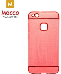 Mocco Exclusive Crown Силиконовый чехол с золотыми рамками для Apple iPhone 6 / 6S Красный