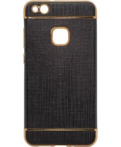 Mocco Exclusive Crown Силиконовый чехол с золотыми рамками для Samsung G955 Galaxy S8 Plus Черный