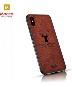 Mocco Deer Case Силиконовый чехол для Apple iPhone XS Max Коричневый (EU Blister)