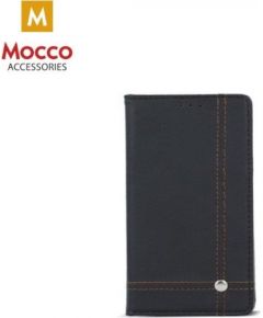 Mocco Smart Focus Book Case Grāmatveida Maks Telefonam LG K8 (2017) X240 / M240N Melns / Sarkans