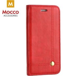 Mocco Smart Focus Book Case Grāmatveida Maks Telefonam Apple iPhone X Sarkans