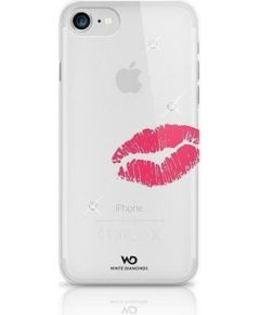 White Diamonds Lipstick Kiss Пластмассовый чехол С Кристалами Swarovski для Apple iPhone 6 Plus Прозрачный