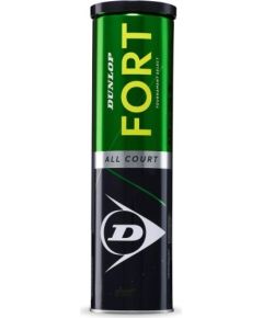 Tennis balls Dunlop FORT ALL COURT TS Premium 4-tin ITF