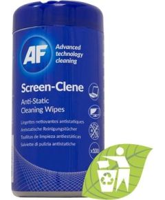 Screen-Clene TFT/LCD- Tub of screen cleaning wipes 100psc ECO AF