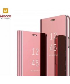 Mocco Clear View Cover Case Чехол Книжка для телефона Samsung Galaxy A42 5G Розовый