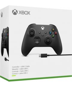 Microsoft Xbox Series Wireless Controller and USB-C Cable - Carbon Black