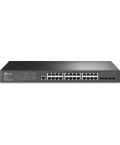 TP-LINK JetStream L2 Switch TL-SG3428 Web Managed, Rack Mountable, SFP ports quantity 4, Power supply type Single, Ethernet LAN (RJ-45) ports 24, 1 × Console Port, 1× Micro-USB Console Port