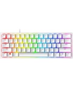 Razer Huntsman Mini 60%, Gaming, Opto-Mechanical, RGB LED light, Nordic, Mercury White, Wired