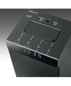 Muse Speaker M-1280BT 80 W, Black, Bluetooth, NFC