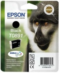 Ink Epson T0891 black DURABrite | 5.8ml | Stylus S20/SX100/SX105/SX200/SX205...