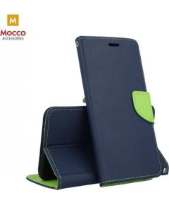 Mocco Fancy Case Чехол Книжка для телефона Apple Iphone 12 / 12 Pro Синий - Зелёный