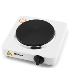 Tristar KP-6185 Number of burners/cooking zones 1, Stainless steel, Control type Rotary, Black, White