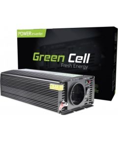 Strāvas pārveidotājs Green Cell ® 12V do 230V, 500W/1000W