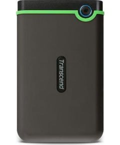 External HDD|TRANSCEND|StoreJet|TS4TSJ25M3S|4TB|USB 3.1|Colour Iron Grey|TS4TSJ25M3S