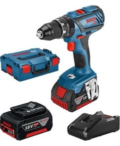 Bosch GSB 18V-28 Professional (2x4.0Ah, GAL 18V-20, L-Boxx) Akumulatora triecienurbjmašīna-skrūvgriezis