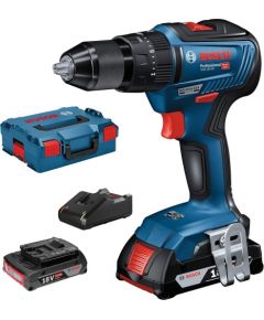 Bosch GSB 18V-55 Professional (2x2.0Ah, GAL 18V-40, L-Case) Akumulatora triecienurbjmašīna-skrūvgriezis