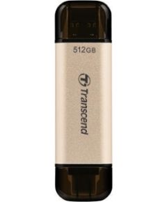 MEMORY DRIVE FLASH USB-C 3.0 256GB TRANSCEND (Ir veikalā)