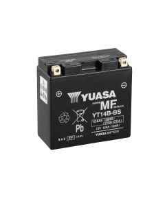 Yuasa 12Ah 210A MF YT14B-BS Startera akumulatoru baterija 150x70x145