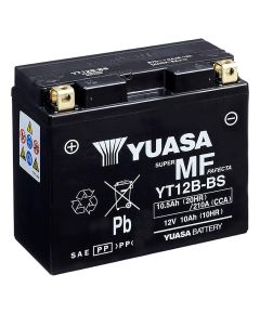 Yuasa 10Ah 210A MF YT12B-BS Startera akumulatoru baterija 150x69x13