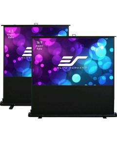 Elite Screens F107XWH2 Portable Screen, 107", 16:9, Black