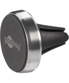 Goobay 38685 Magnetic mount Metal Slim Design for smartphones (35mm), black-silver