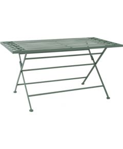 Журнальный столик MINT 100x50xH49см, кованое железо, античный зеленый