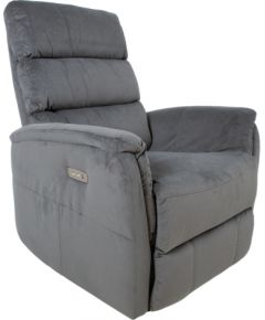 Recliner armchair BARCLAY 79x86xH105cm, electrical, grey