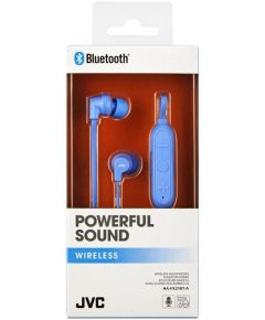JVC HA-FX21BTAE Powerful Sound Bluetooth 4.1 Bezvadu Austiņas Zilas