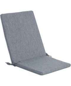 Покрытие для стула со спинкой SIMPLE GREY 42x90x3cm, серый, 100%полиэстер, ткань 757