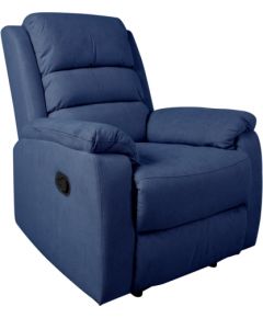 Кресло-реклайнер MANUEL 88x95x103см, ручной механизм, темно-синий