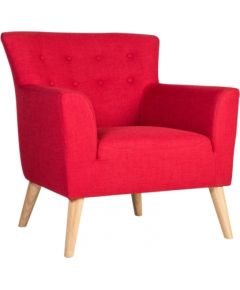 Кресло MOVIE 83x76xH83см, обивка: ткань, цвет: красный