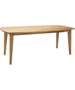 Обеденный стол RETRO 190x90xH75см, раздвижной, дерево: дуб, обработка: промасленный