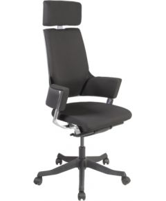 Рабочий стул DELPHI 60x47xH116-128,5см, сиденье и спинка: ткань, цвет: чёрный