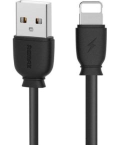 Remax RC-134i Universāls Apple Lightning 2.1A USB Datu un uzlādes Kabelis 1m Melns