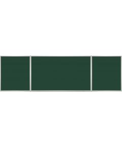 2X3 Zaļa magnētiska tāfele 120x90/240 trīsdaļīga