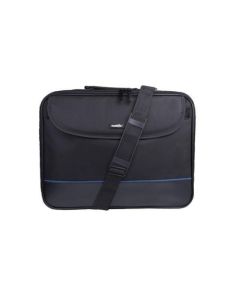 Natec Laptop Bag IMPALA Black-Blue 15,6'' (stiff shock absorbing frame)
