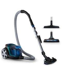 Philips PowerPro Compact Bagless FC9334/09 AAA Energy Label TriActive and Hard floors nozzle Allergy filter with PowerCyclone 5 Technology / FC9334/09