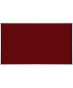 2X3 Tekstila tāfele ar alumīnija rāmī 60x90 Bordo