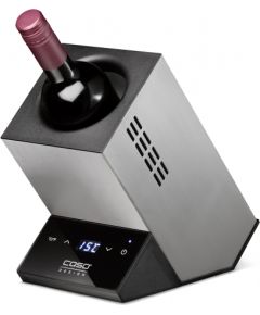 Caso Wine cooler for one bottle WineCase One Free standing, Bottles capacity 1, Inox