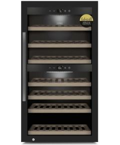 Caso Smart Wine Cooler WineExclusive 66 Energy efficiency class G, Free standing, Bottles capacity Up to 66 bottles, Cooling type Compressor technology, Black Винные шкафы, витрины