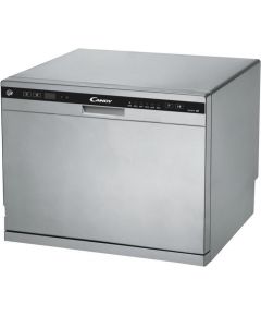 Candy   CDCP 8S Free standing, Width 55 cm, Number of place settings 8, Number of programs 6, Energy efficiency class F, Silver