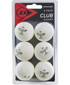 Table tennis balls Dunlop CLUB CHAMP 6pcs