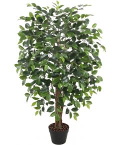 Искусственное дерево FICUS H120см, чёрный горшок